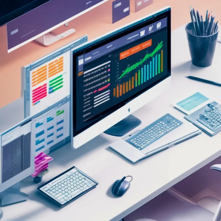 Business Grid digital software ecosystem illustration